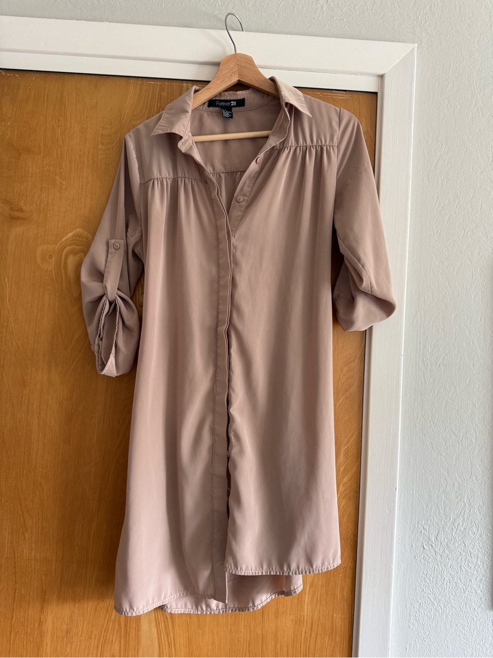 light brown dress forever 21 | Dresses | Forever 2 Taupe Mini Shirt Rhinestone Bridal V Neckline Occasion:Sorority-Styling Purchase Type:Buy Step into effortless warm